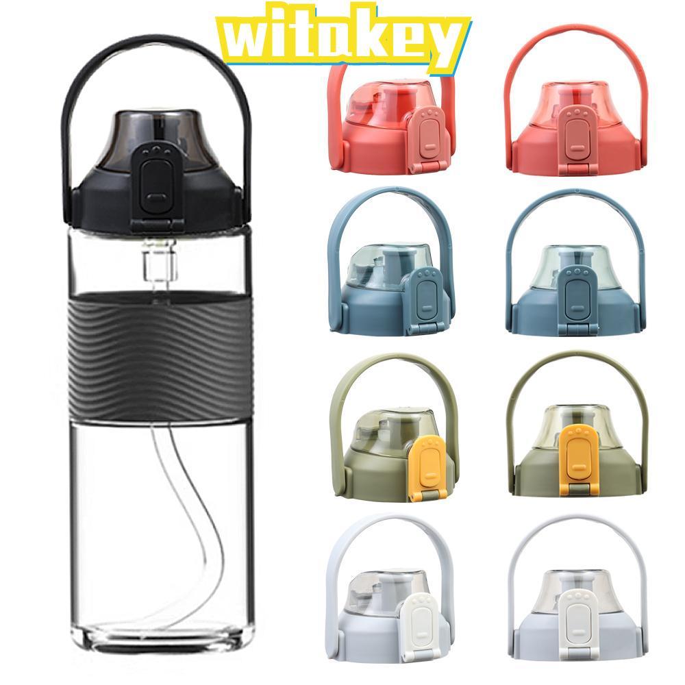 WITAKEY 1 ชิ้นขวดฝาปิด, Tumbber Splash Proof Cup Cap, Original Universal พร้อมที่จับ Therms ถ้วยฝาปิดสําหรับ 1000/1200/1500/1800ml