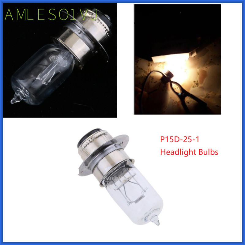 [amleso1vj] P15D-25-1 12V 35/35W มอเตอร์ไซค์ สีขาว