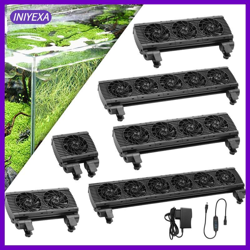 [Iniyexa] พัดลมระบายความร้อนตู้ปลามุมปรับ Hydroponic Chiller สําหรับตัวควบคุมตู้ปลาทางทะเลและน้ําจืด