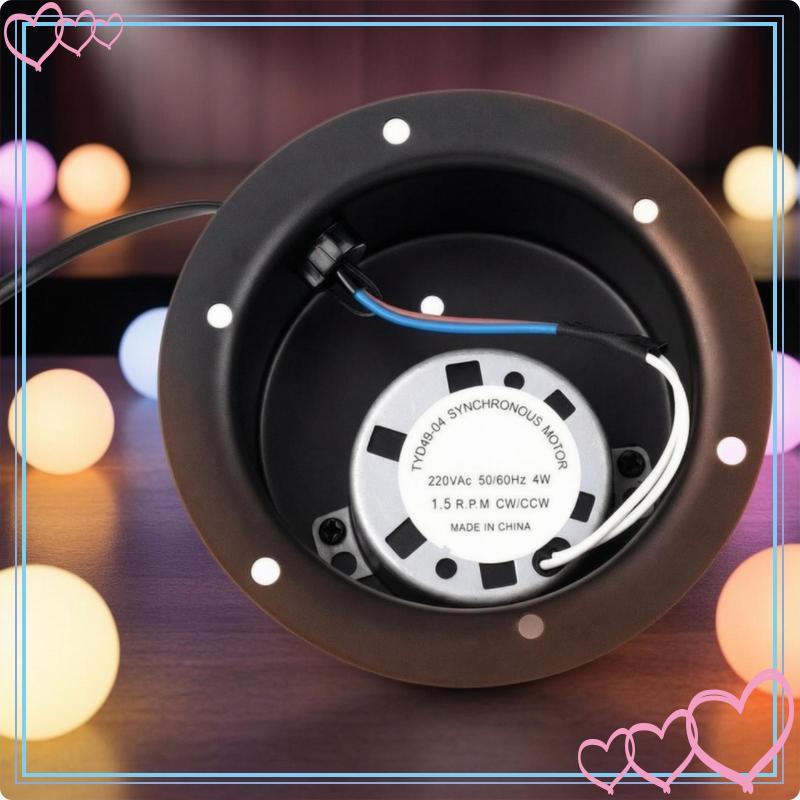 [meteor2] Mirror Ball Motor 220V Disco Ball Motor 1.5 RPM Rotator สําหรับ DJs, Party