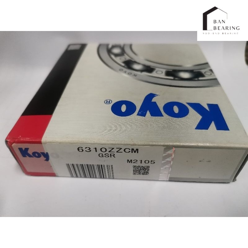 (ราคาต่อตลับ)6310  KOYO  ขนาด 50*110*27 ฝาเหล็ก ฝายาง ไม่ฝา.​ 6310nr​ 6310zz​ 6310rs