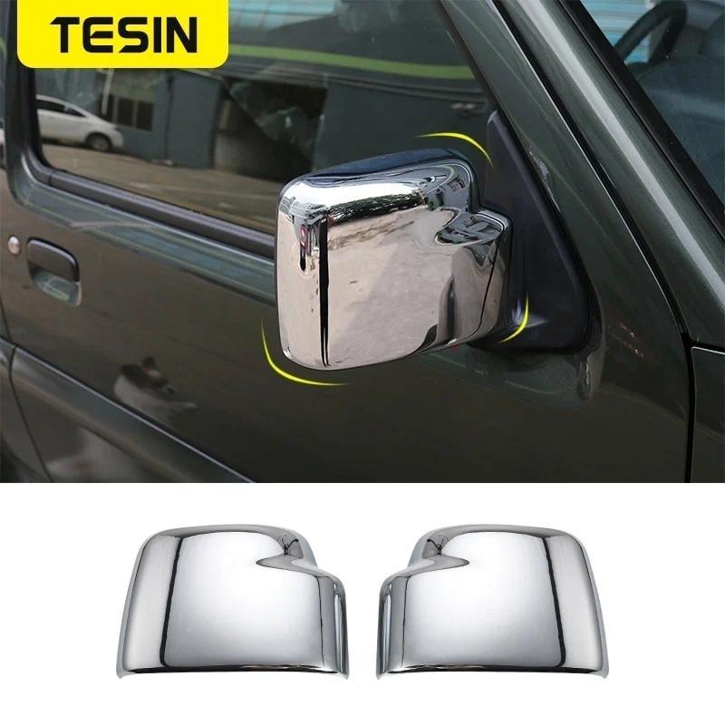 【QJ】TESIN กระจกสำหรับ Suzuki Jimny รถกระจกมองข้างตกแต่งสติกเกอร์สำหรับ Suzuki Jimny 2007 Up