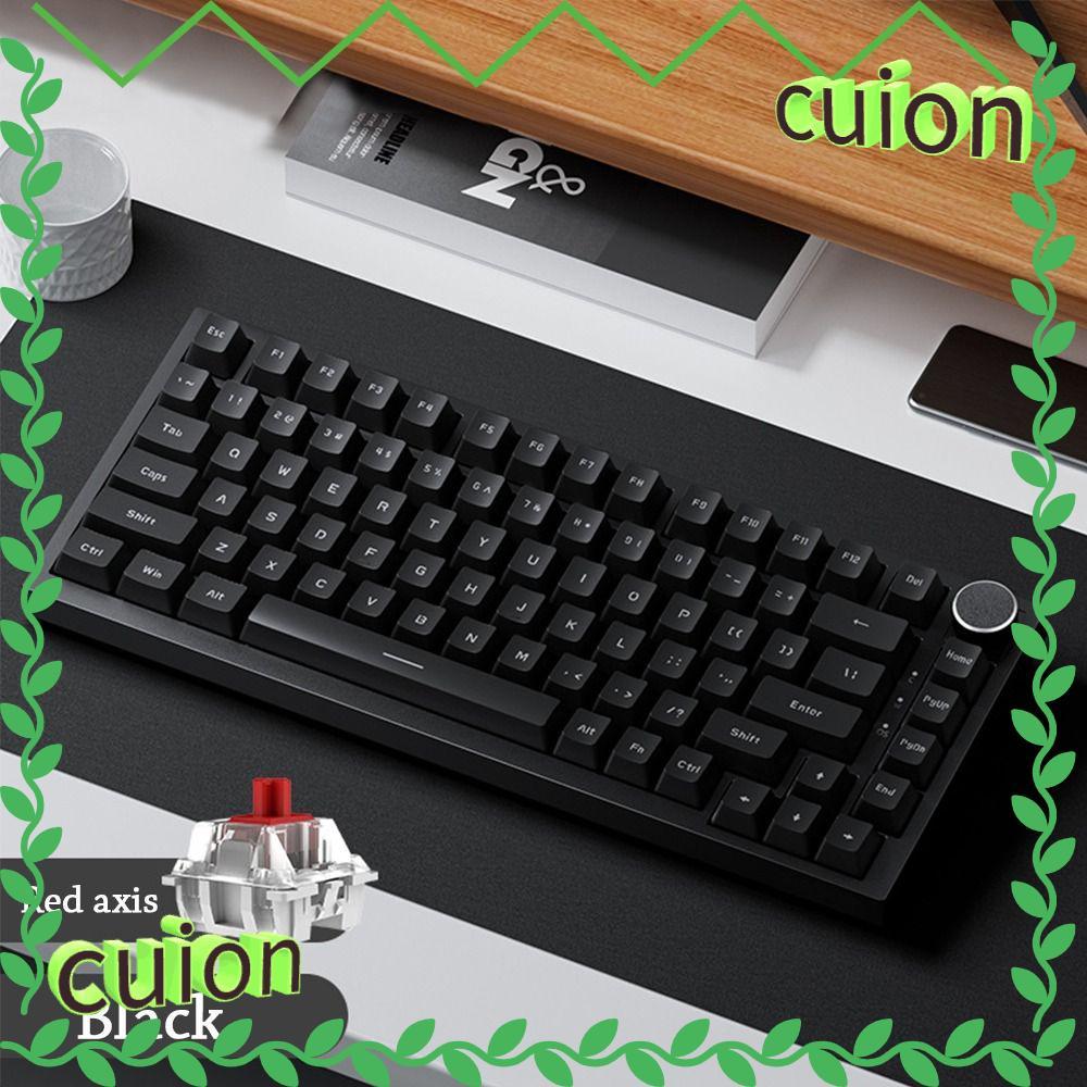 CUION1413 Gaming Keyboard, Silent Backlit Mechanical Keyboard, ปุ่มกลไก 82 คีย์ AK820 คีย์บอร์ดแบบมี