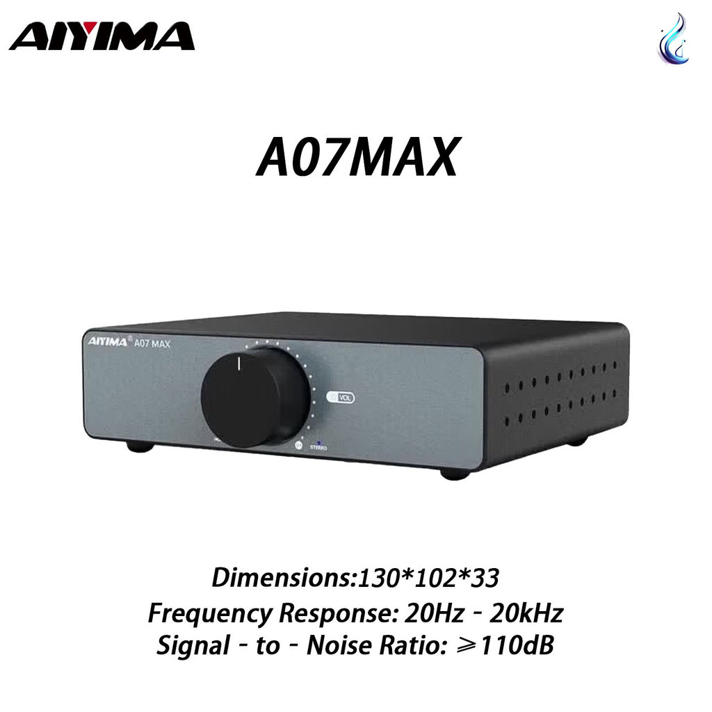 AIYIMA A07MAX TPA3255 300Wx2 Class D Power Amplifier HiFi สเตอริโอ Home Audio 2-Channel Bridgeable M