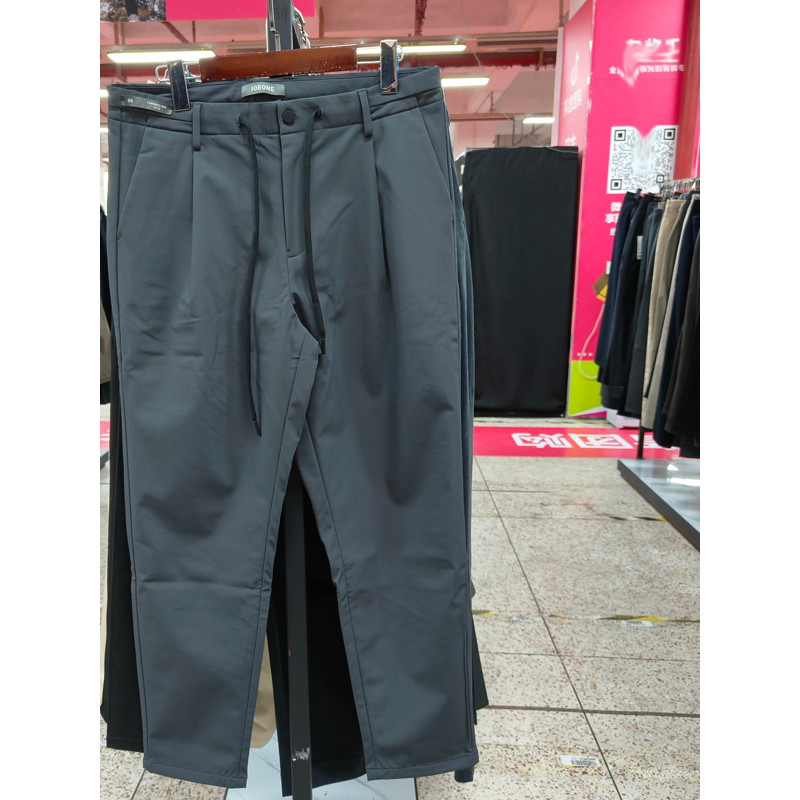 T TB1C60426 ฤดูใบไม้ร่วงฤดูหนาวหนา TB1C60416 แฟชั่นสบายๆเรียวยืดหยุ่นสูง Drawstring เอวยางยืดกางเกงล
