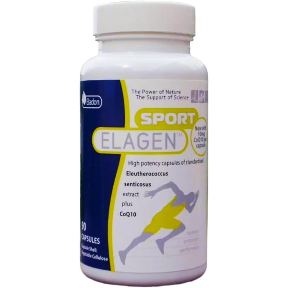 อาหารเสริมนักกีฬาธรรมชาติ Elagen Sport All สําหรับ Endurance & Recovery ด้วยสารสกัดจาก Eleuthero (Si