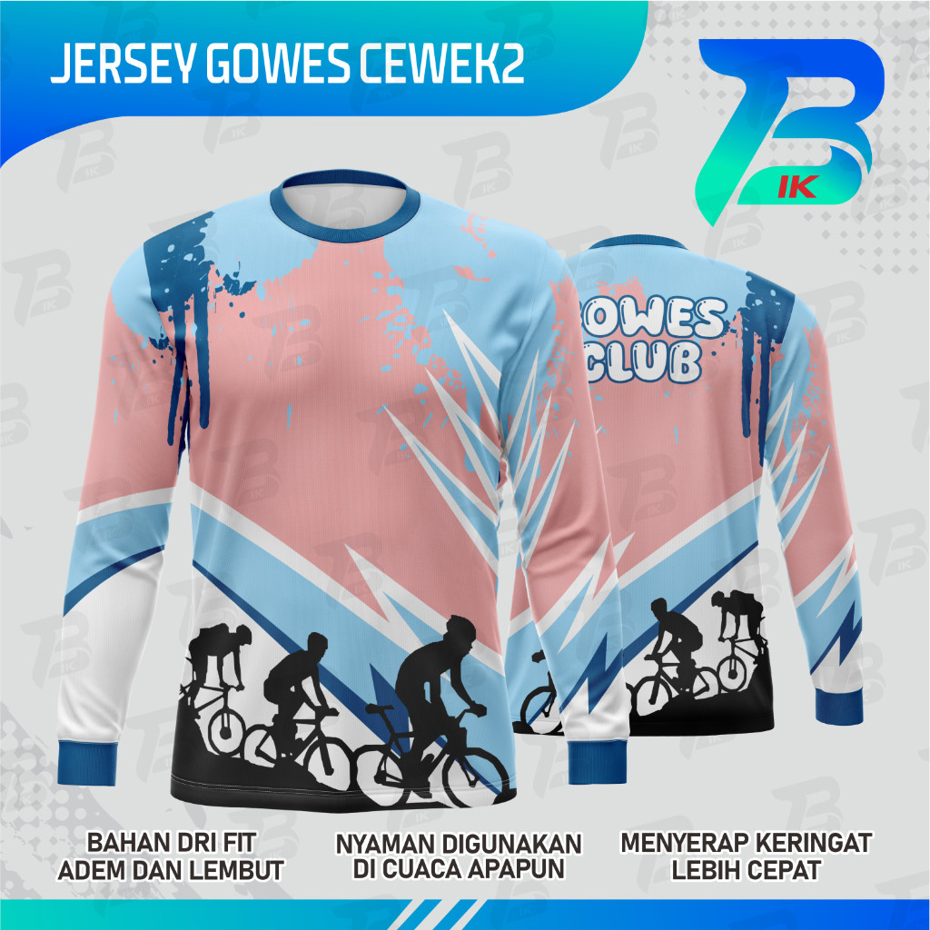 LONG-SLEEVED ผู้หญิง CYCLING JERSEY/FULLPRINT ผู้หญิง CYCLING เสื้อยืด/ผู้หญิง CYCLING JERSEY