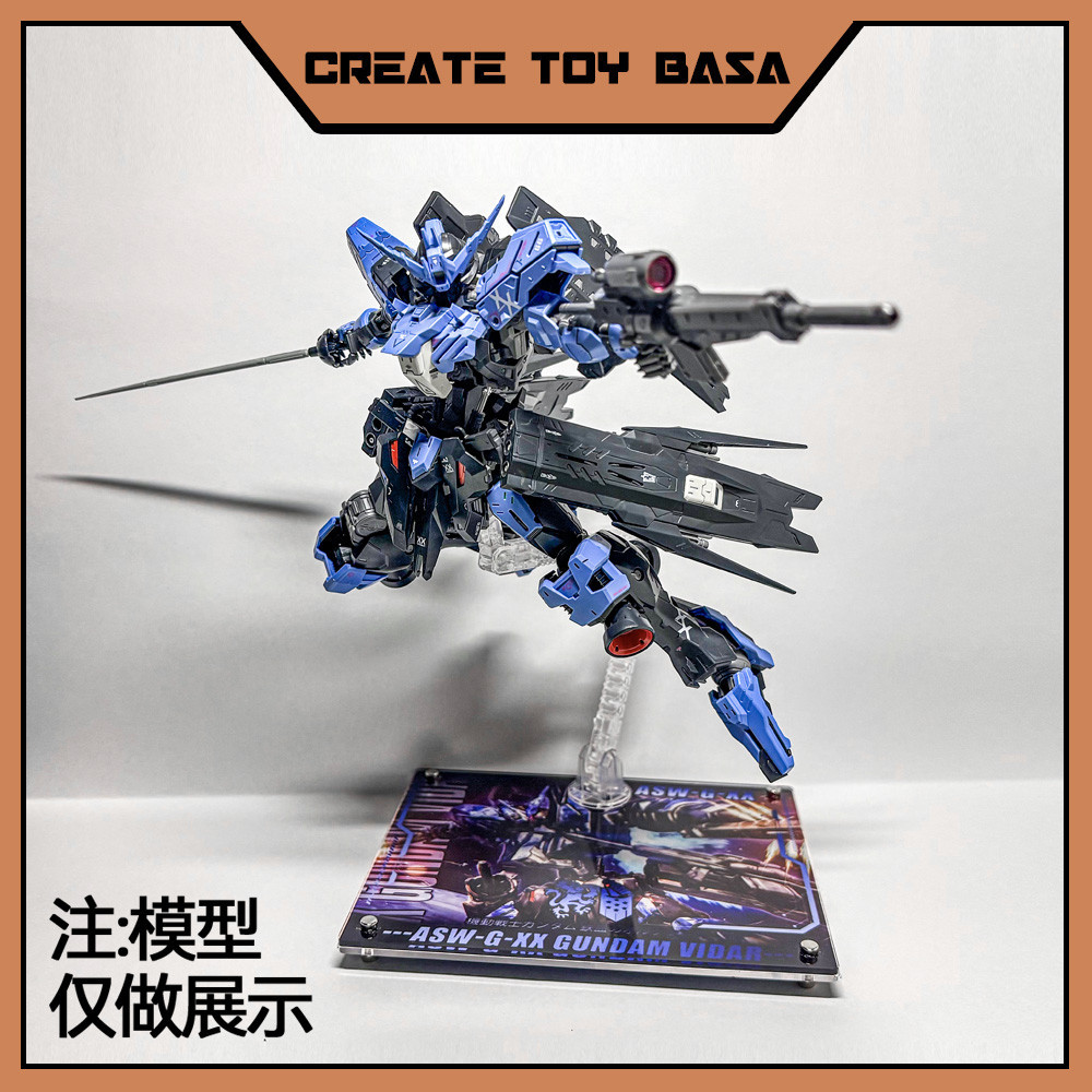 MG1/100 vidar Gundar vidar Jagged Orphans Assembly Model แพลตฟอร์มอะคริลิค