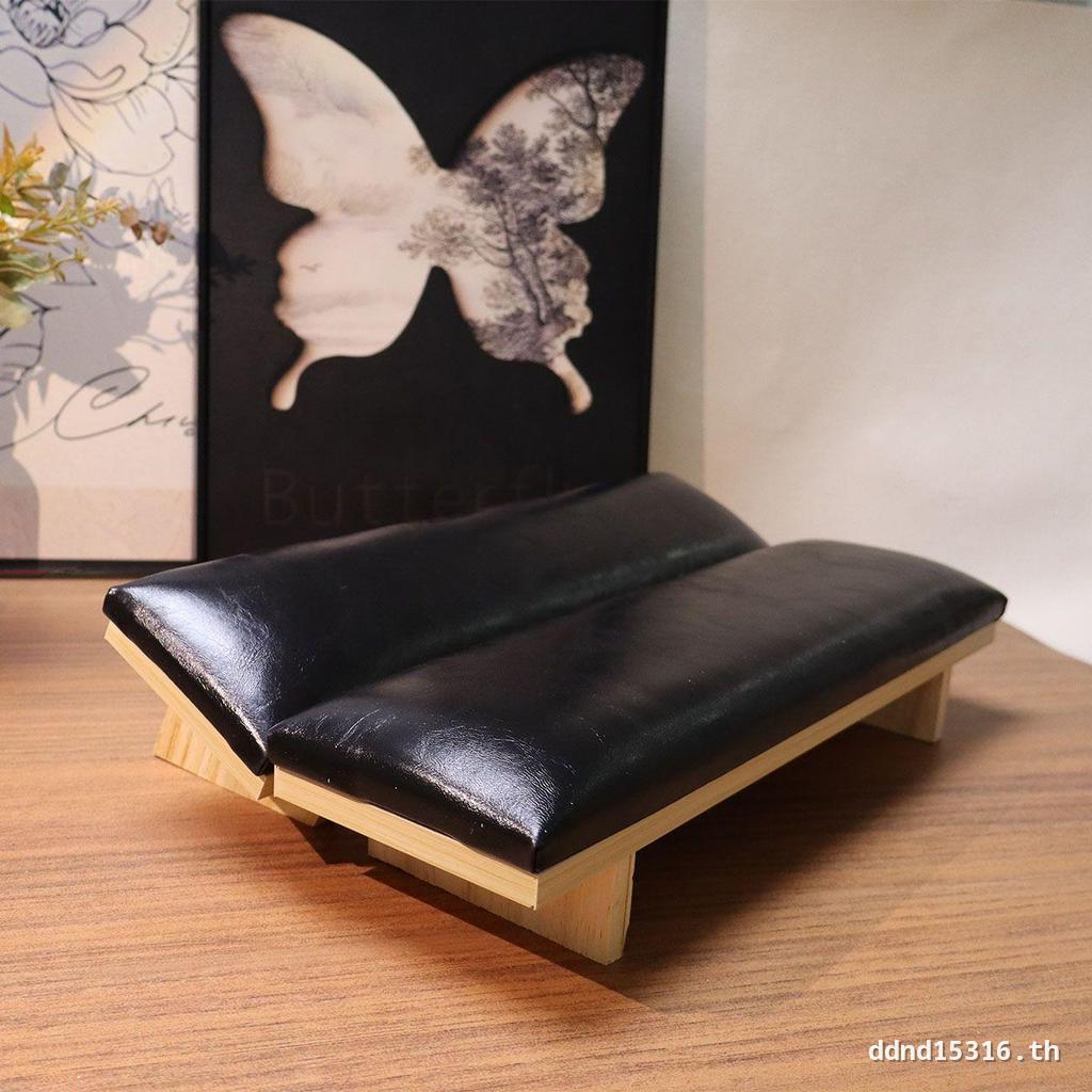 ญี่ปุ่น Simple Flat Hand Rest สบาย Easy-to-Use Nails Hand Pillow Log Design Nails Shop Must-Have Goo