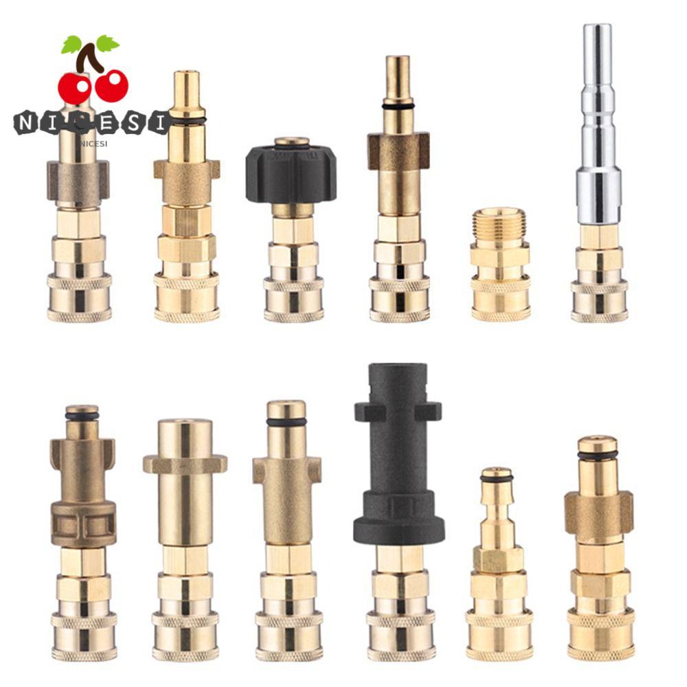 NICESI Quick Connector ทนทานโฟมเครื่องกําเนิดไฟฟ้าสําหรับ Karcher 1/4 " Bayonet Adapter