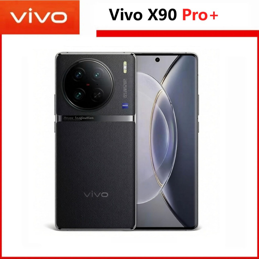 โทรศัพท์มือถือ Vivo X90 Pro + Plus 5G Snapdragon 8 Gen 2 4nm Ocat Core ทุกสีฟังก์ชั่นดีโทรศัพท์รุ่น 