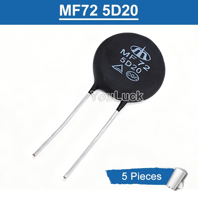 5 ชิ้น NTC Thermistor MF72 5D20 5D-20 ใหม่ต้นฉบับ