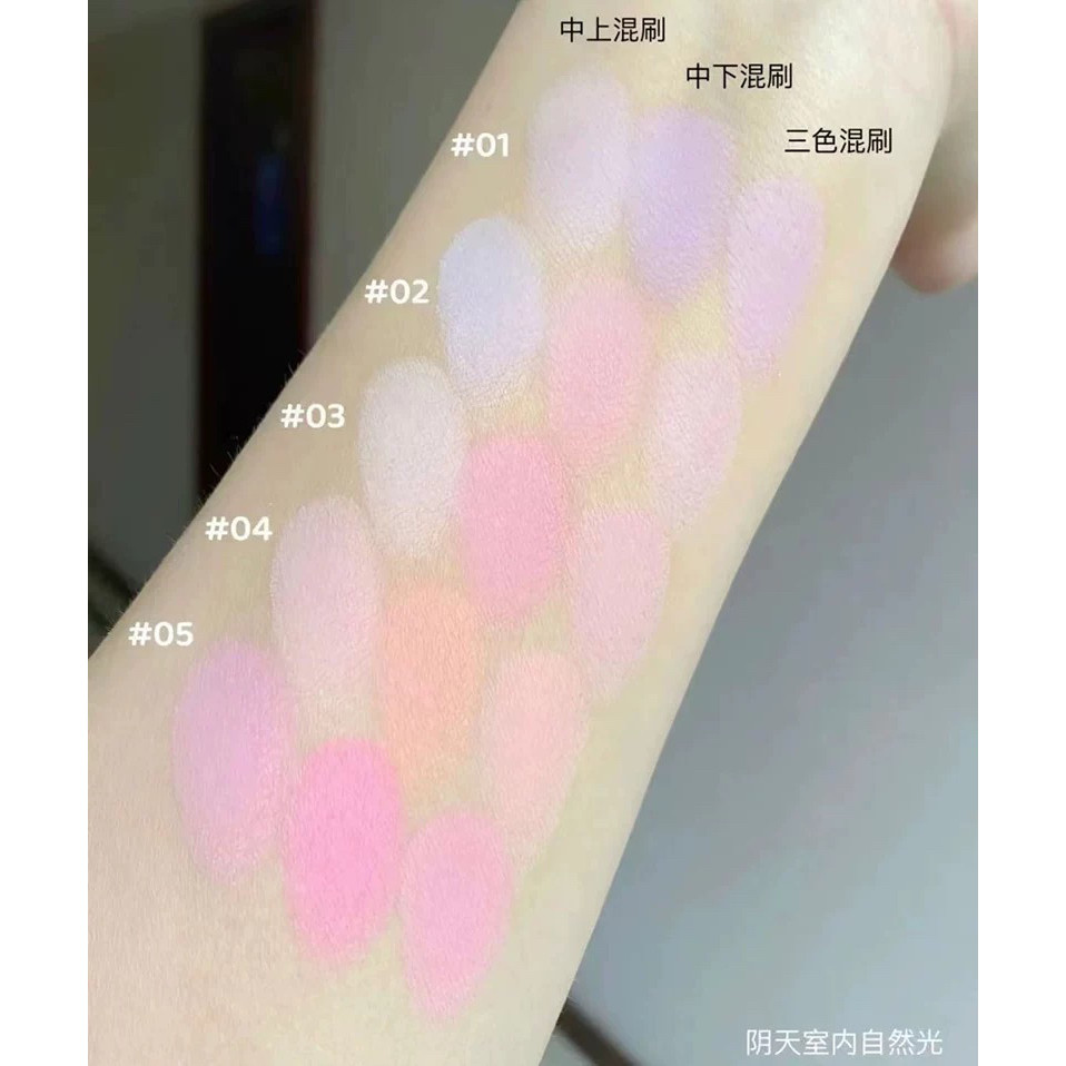 flower knows กล่อง flower knows blush Flower Knows Moonlight Mermaid Tricolor Gradient Blush Matte E