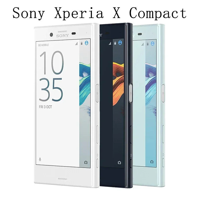 Sony Xperia X Compact F5321 SO-02J 4G โทรศัพท์มือถือ 4.6 3GB RAM 32GB ROM WiFi โทรศัพท์มือถือสมาร์ทโ