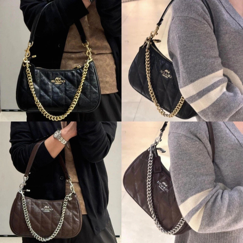 Shoulder Bag กระเป๋า กระเป๋าสะพายไหล่ กระเป๋าสะพายข้างใบเล็ก สายสะพายโซ่ CDY83  Y66CO7A8CH