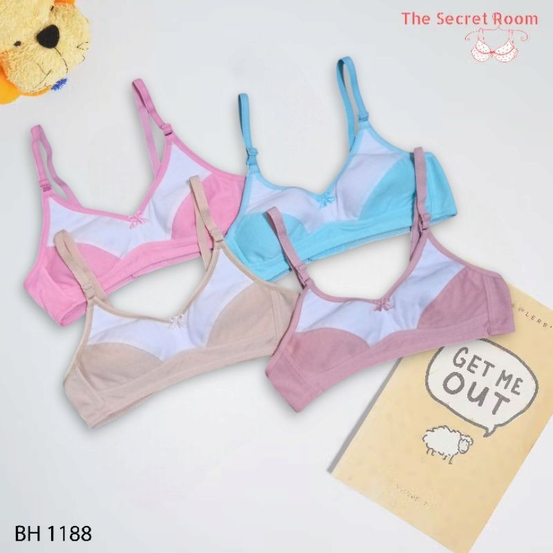 DAILY BRA สําหรับ TEENS 1188 | ถ้วยเล็ก A - ถ้วยเอ | ถ้วยเต็ม | ลวดไม่มี | โฟมไม่มีฟอง ขนาด 32 ถ้วย 