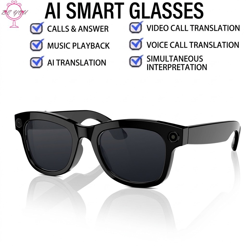 แว่นตาอัจฉริยะ แว่นกันแดดบลูทูธ - Wireless Call Music Translate HD M01Pro