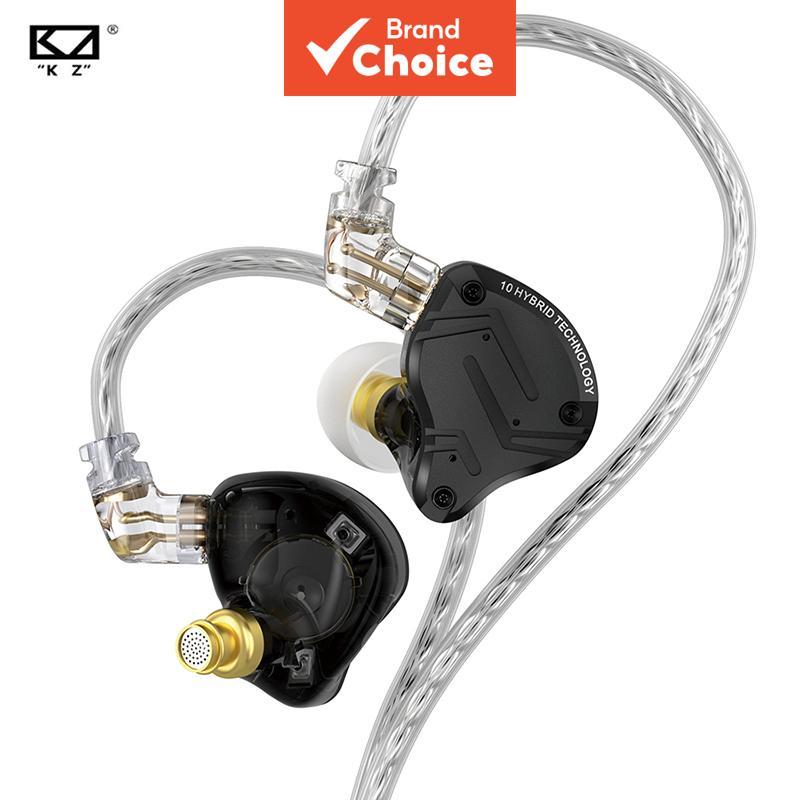 หูฟังอินเอียร์ เบสแน่น ไฮบริดโลหะ HIFI ตัดเสียงรบกวน สําหรับกีฬา KZ ZS10 PRO X KZ ZSN PRO AS16 PRO A