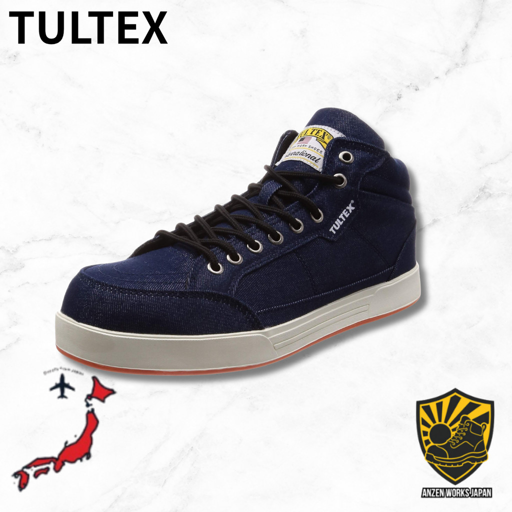 TARUTEX Men's Safety Shoes - Available in Navy and Black, Sizes 24.5cm to 28cm, 3E