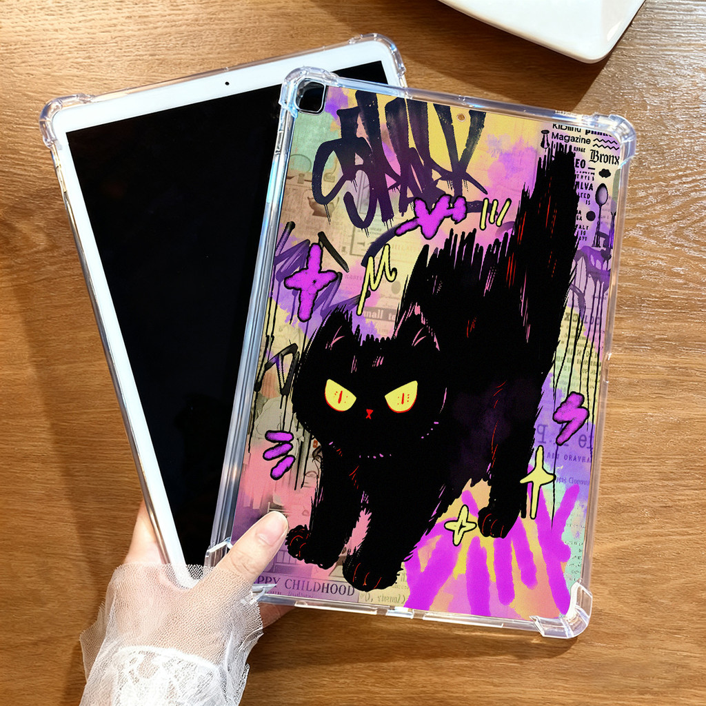 เคสอะคริลิกใส For Samsung Galaxy Tab A9 AS8 S9 S6 A8 SS10 S12 P619 Plus P610 Lite FE P615 P613 P620 