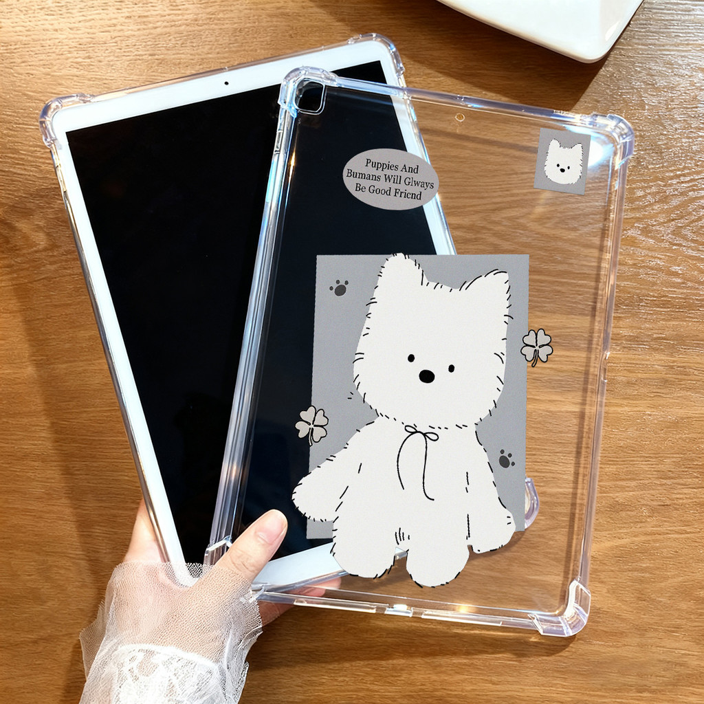 เคสอะคริลิกใส For Samsung Galaxy Tab A9 AS6 S8 S9 S10 A8 SS12 Lite P620 P619 P615 Plus FE P613 P610 