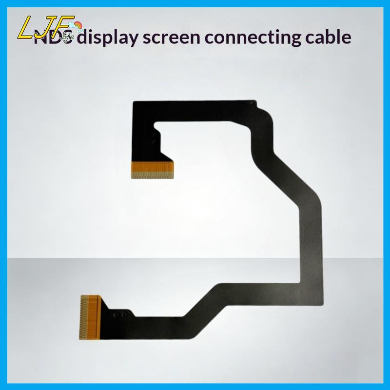 LJF NDS การเชื่อมต่อหน้าจอ LCD สายริบบิ้นอะไหล่ซ่อมที่เชื่อถือได้สําหรับคอนโซลเกม