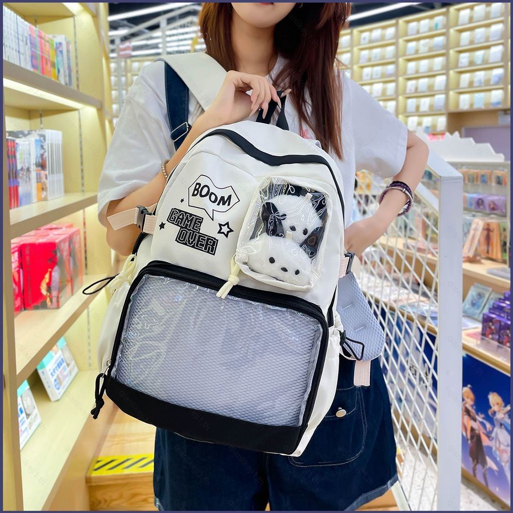 กระเป๋าเป้สะพายหลังโปร่งใส Itabag Otaku วัฒนธรรม Millet อาหารใหญ่ Junior High School Womens School S