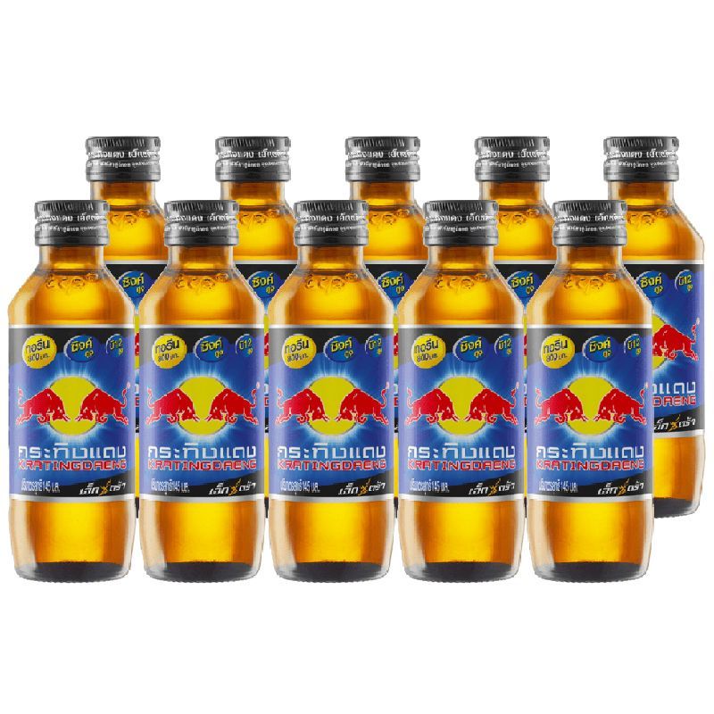 กระทิงแดงเอ็กซ์ตร้าซิงค์ 145มล.แพค 10 Redbull Extra Zine 145ml.Pack 10
