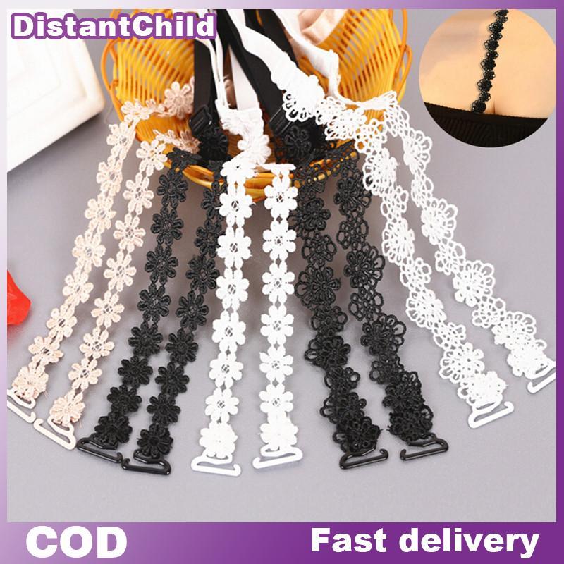DSTH ผู้หญิงดอกไม้ Bra สายคล้องคออะแดปเตอร์ปรับชุดชุดชั้นในอุปกรณ์เสริม DSS