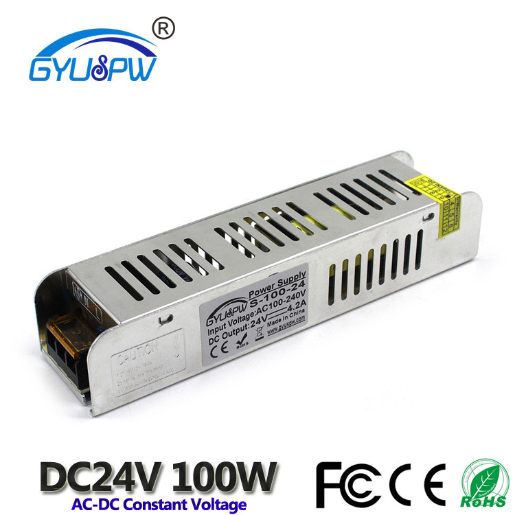 แหล่งจ่ายไฟยาว 24V100W Switching Power Supply AC220V ถึง 24V4.2A แหล่งจ่ายไฟ led ไดรฟ์ DC Power Supp