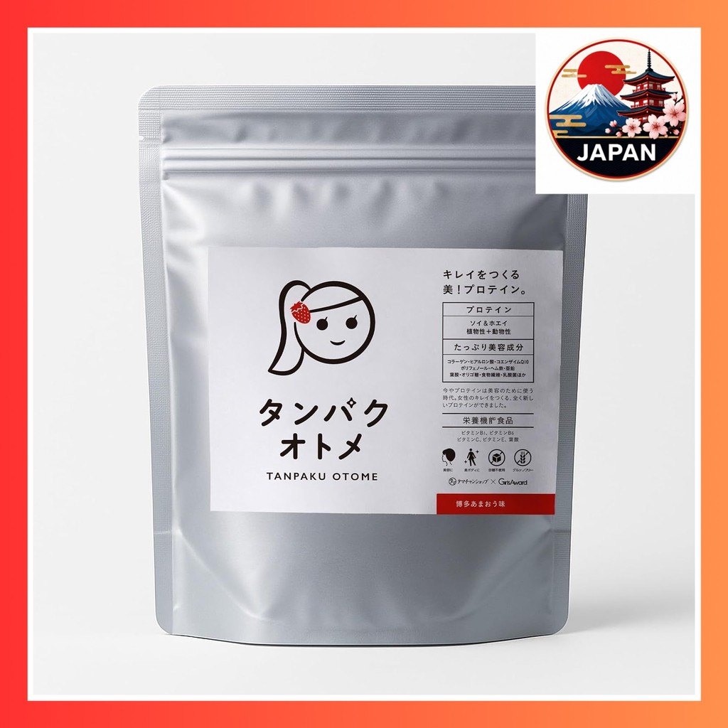 [Directly from Japan]Tamachan Shop Protein Otome Hakata Amaou 260g Whey Protein Soy Protein【Prime Ja