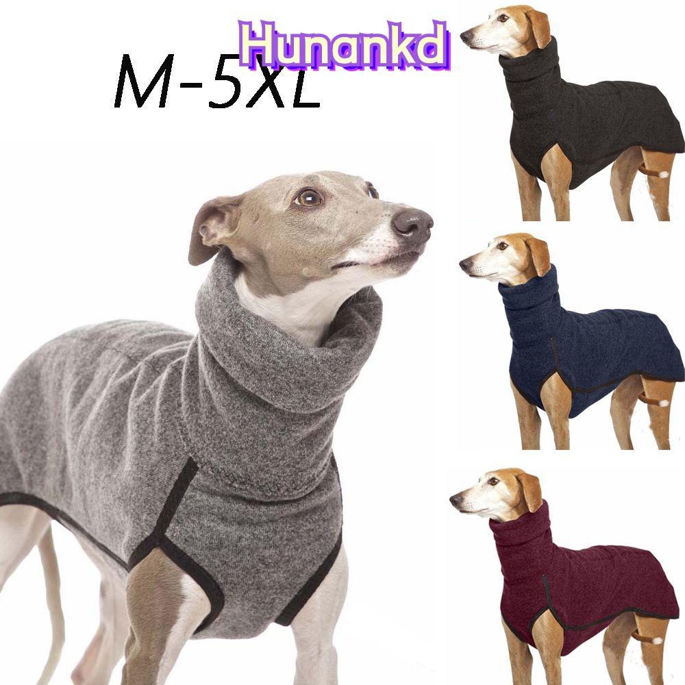 HUAN สุนัขเสื้อคอปกสูงที่มีประโยชน์แฟชั่น Pitbull Coat Jacket