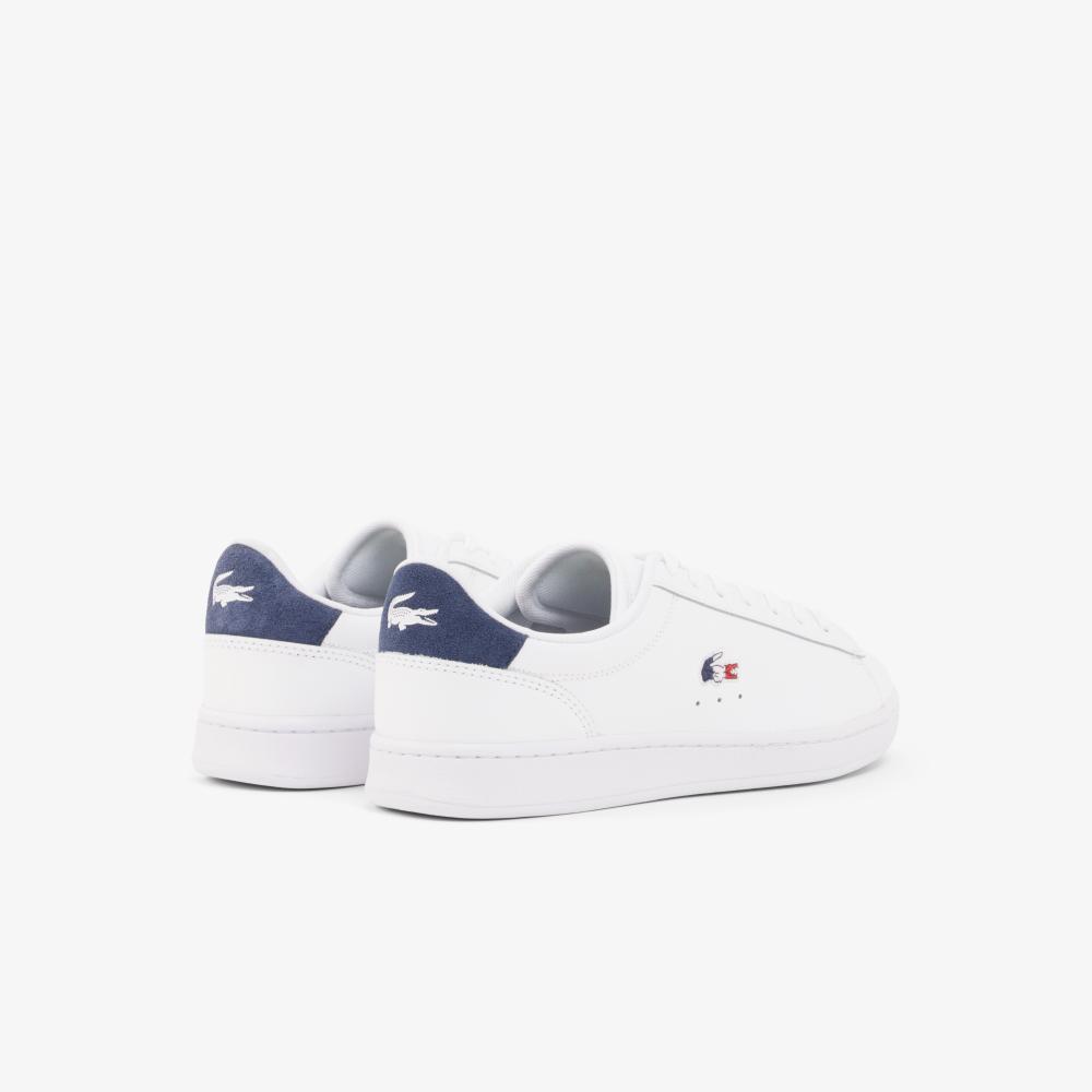 LACOSTE حذاء رجالي Carnaby Set جلد — أبيض — صورة 3