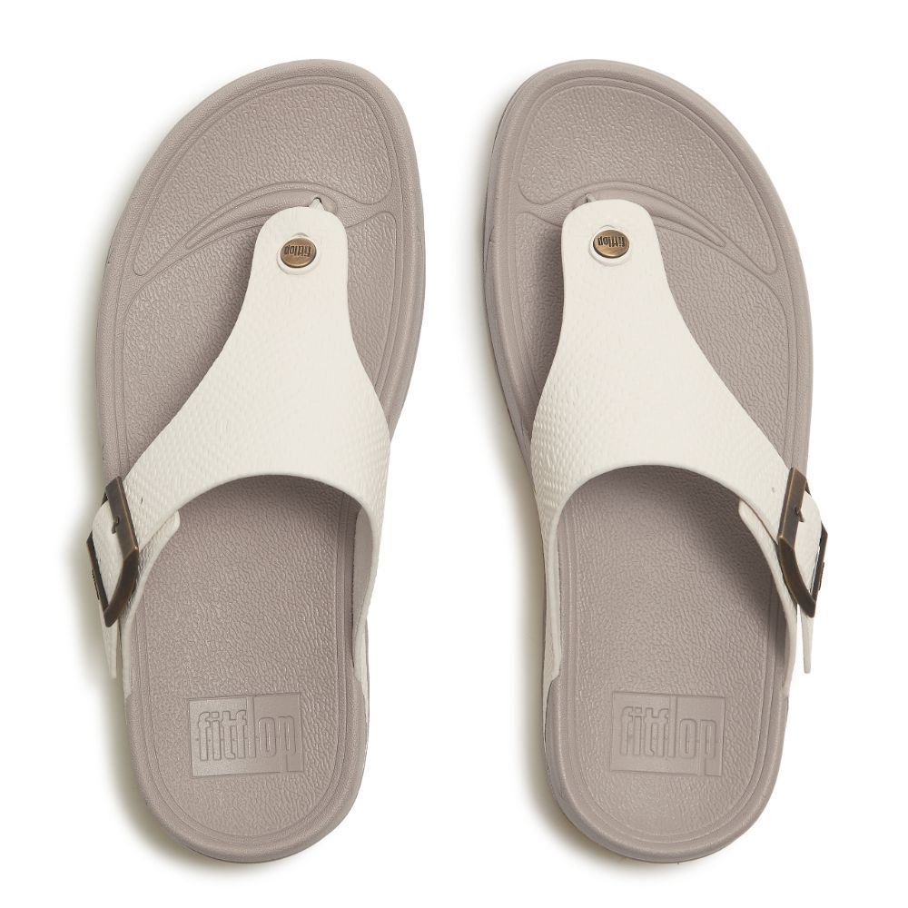 FITFLOP شبشب إصبع رجالي Trakk II جلد — بيج — صورة 3