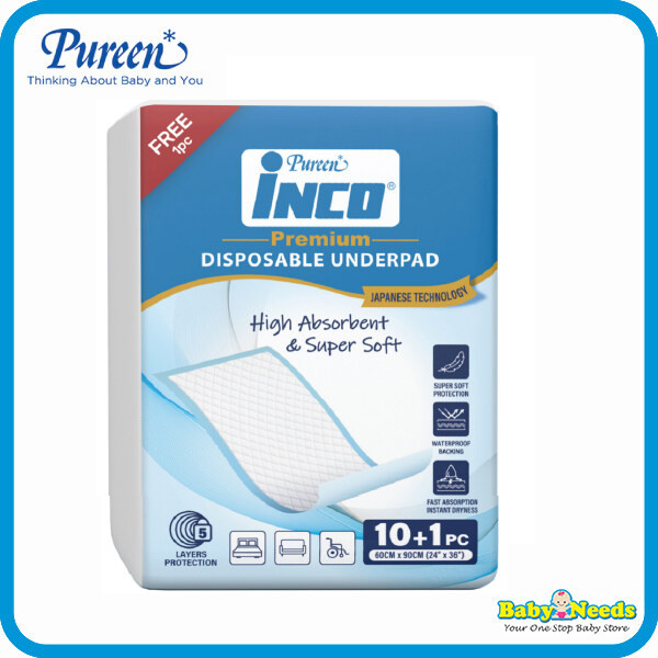 Pureen Inco Premium Underpad แบบใช้แล้วทิ้ง