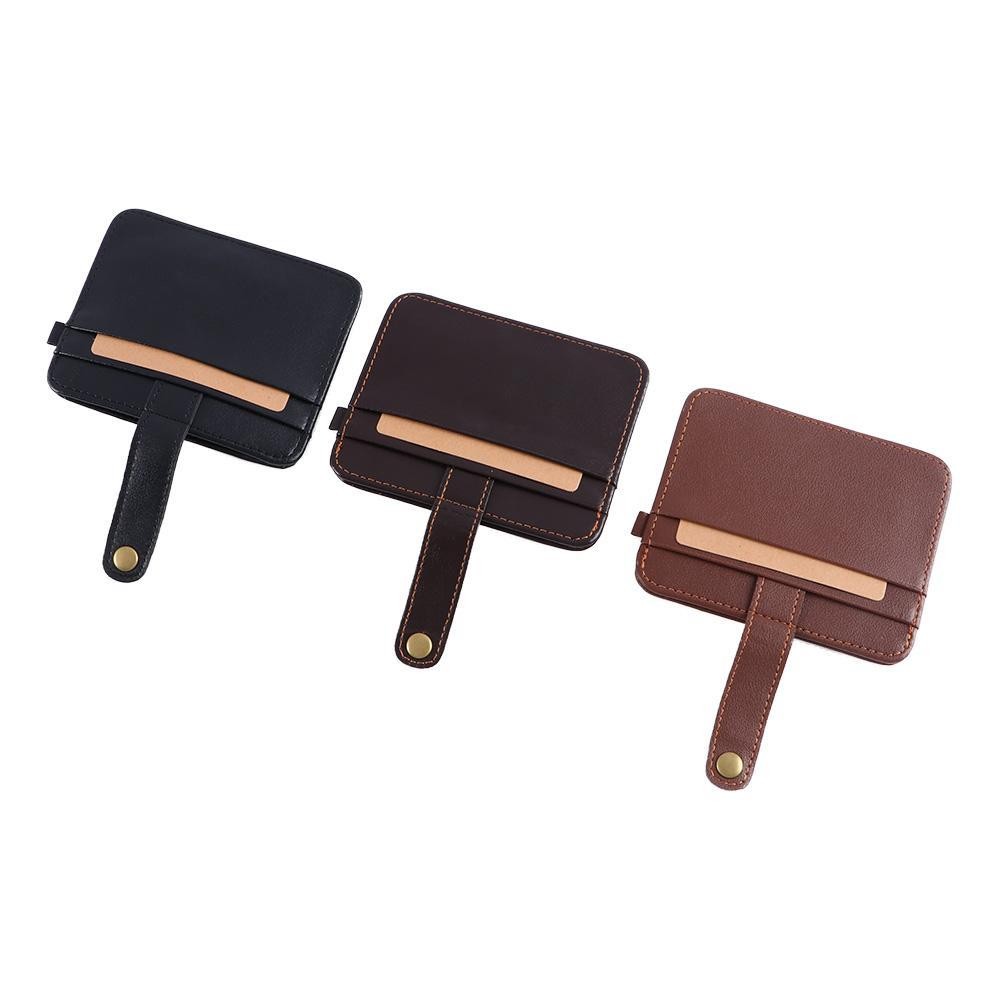 Cleoes กระเป๋าสตางค์หนังแท้ใบเล็กสไตล์วินเทจสําหรับผู้ชายและผู้หญิง Masculina - รูปที่ 7