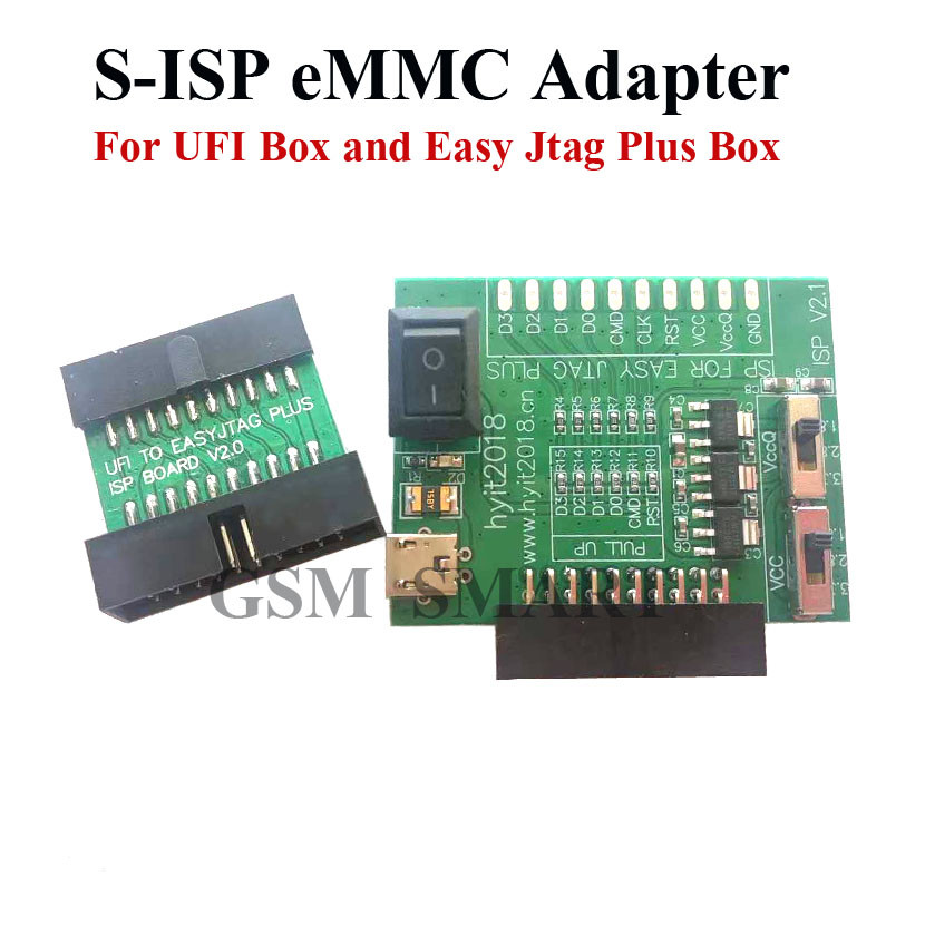 S - อะแดปเตอร์ ISP EMMC สําหรับกล่อง Z3X Easy Jtag Plus และ UFI
