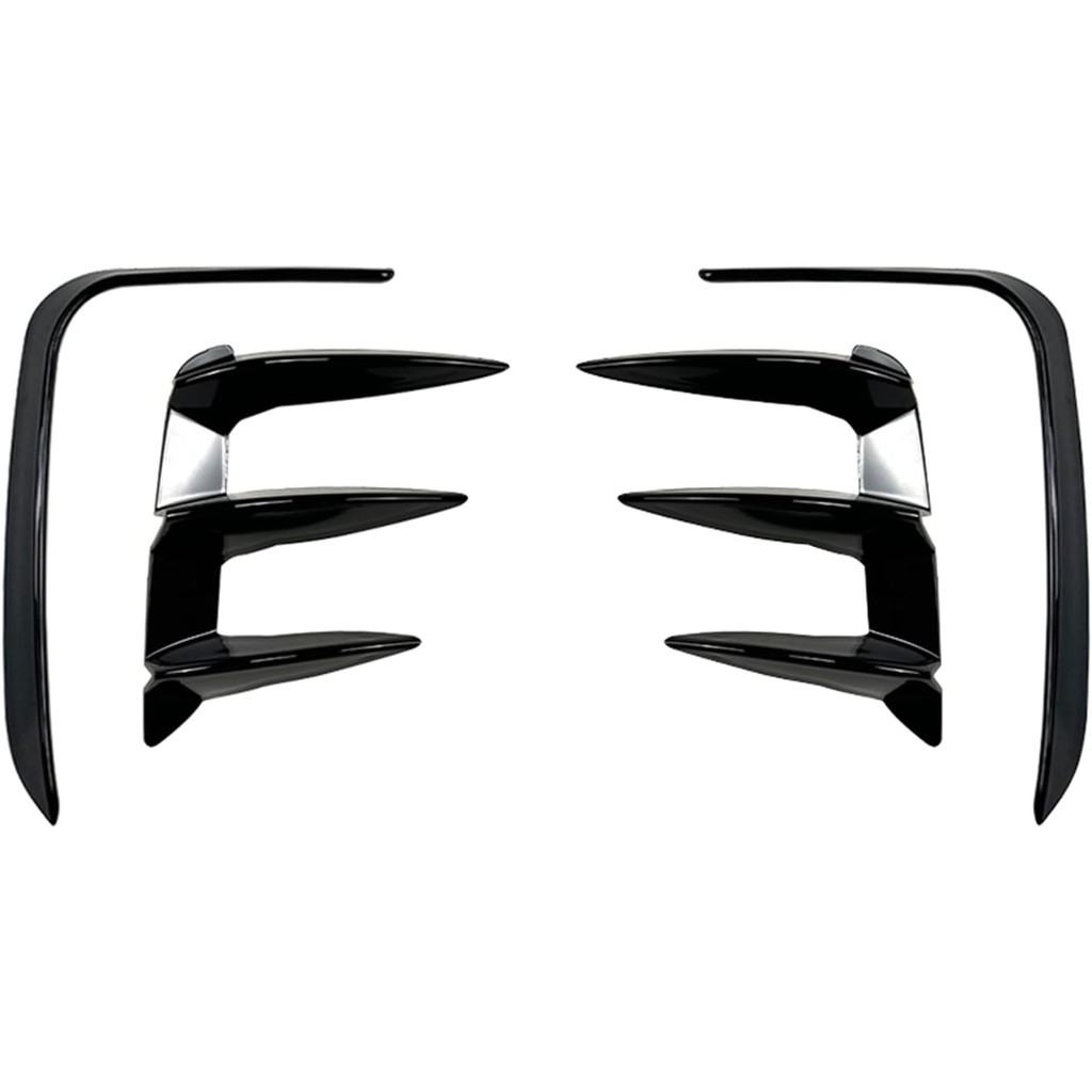 สปอยเลอร์ระบายอากาศด้านหลังด้านข้างสําหรับ BMW X3 G01 LCI M Sport 2022-2024 สีดํา