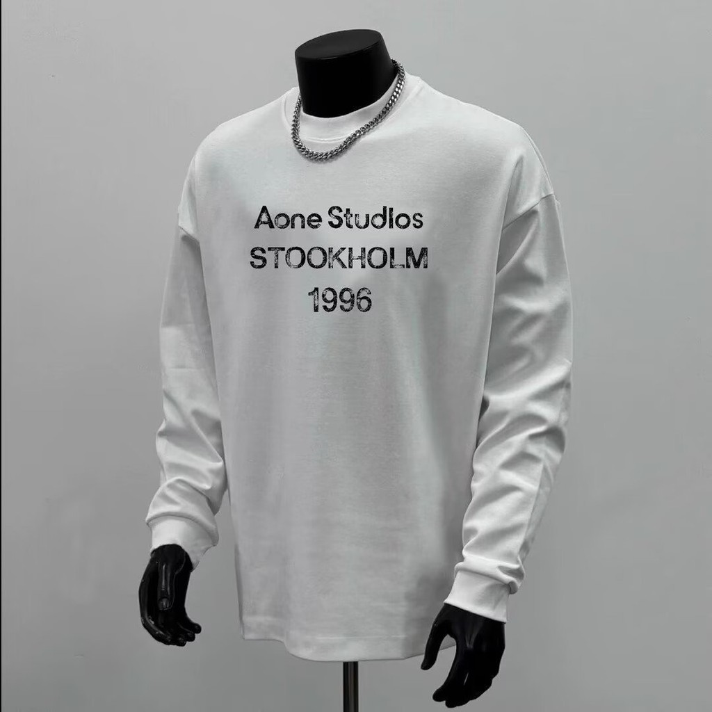 COD 2025 American Style Printed Long Sleeve T-Shirt Unisex Spring Summer New Simple Loose Versatile 