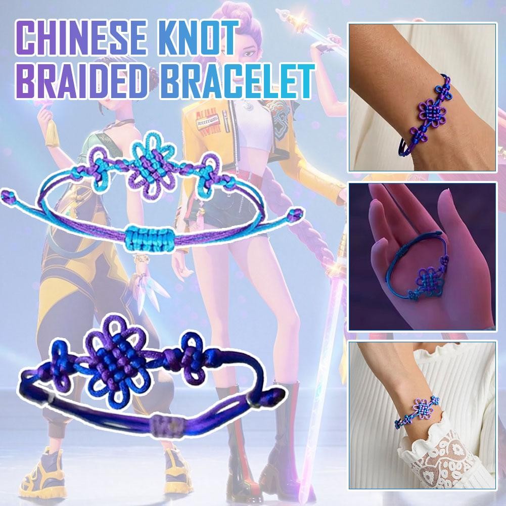 Kpop Demon Hunter พวงกุญแจ Accessorie สร้อยคอหัวใจโปรดปรานวันเกิด Knot Kpop W9M1