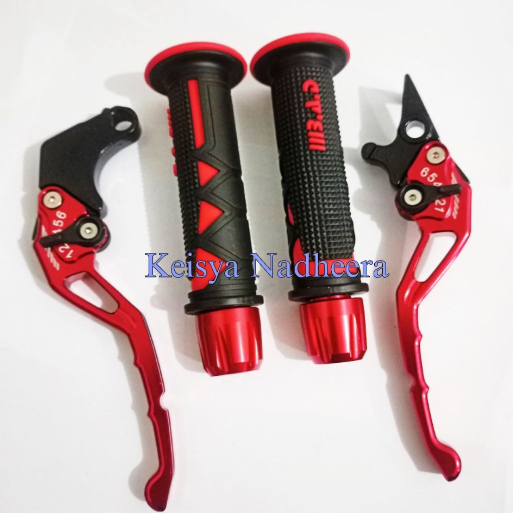 มือเบรค+ปลอกมือ+แฮนด์cncสําหรับsatria Fu Sonic cb 150r CBR 150 Tiger Megapro verza [SR]