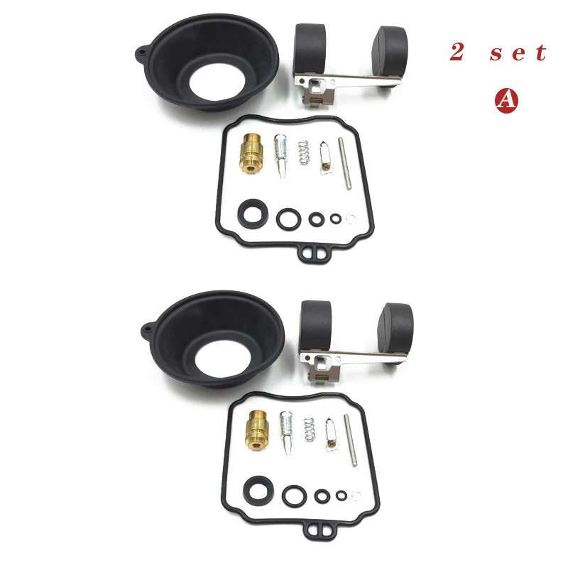 Carburateur Reparatieset Confitureren กันน้ําลอยสําหรับ XVS650 V-STAR 1998-2015 XV250 Virago 1995-20