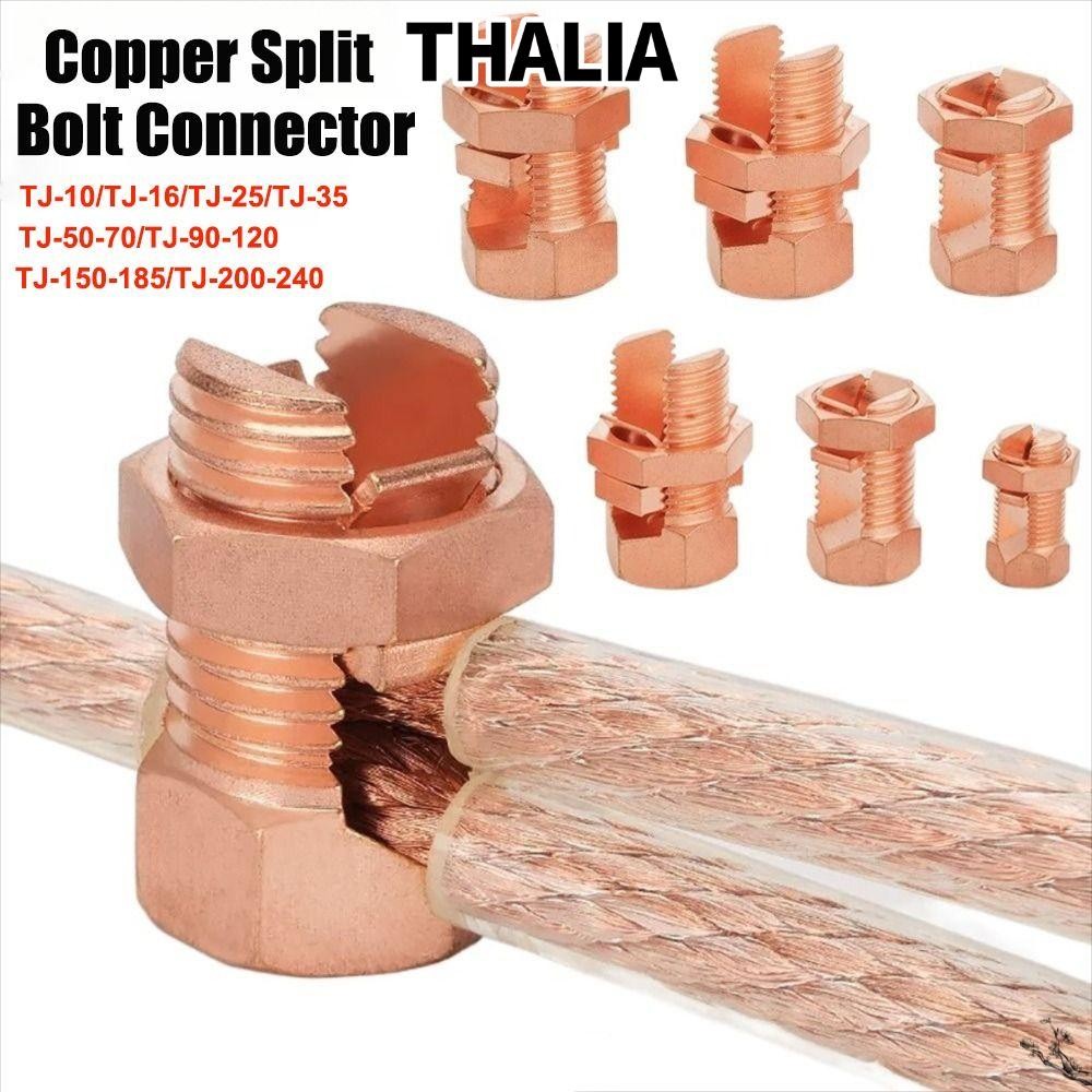 ไทยลีอา‌ ขั้วต่อสลักเกลียวแยก, TJ Series สลักเกลียวแยกทองแดงที่ทนทาน, แคลมป์สลักเกลียวทองแดงที่ทนทาน