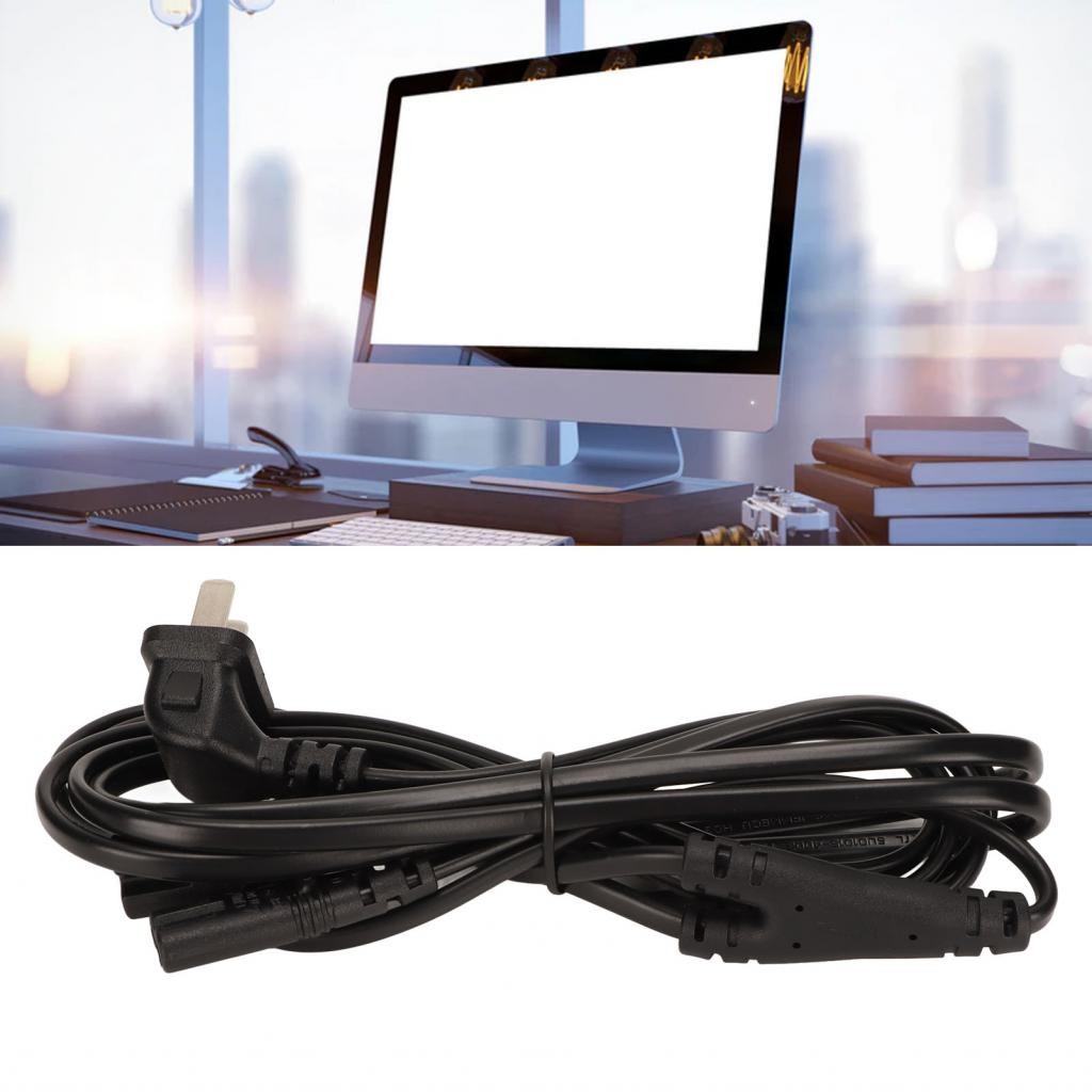 Xguli 2 Prong สําหรับ NEMA 1 15P ถึง 2X IEC C7 Y แยกสายไฟ Outlet ชายคู่รูป 8 หญิง 5.9ft สาย