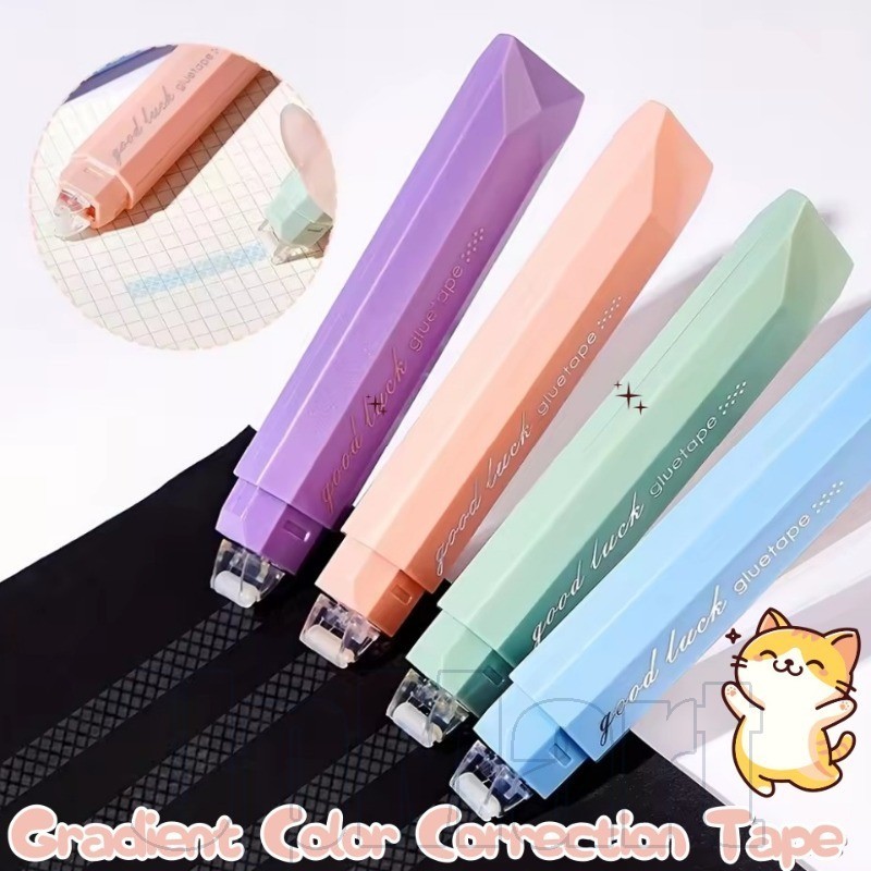 1/2/4PCS หมุน Double-Sided Dot กาวปากกาเทป,Handmade Diary & Art Projects- Traceless กาวสําหรับ Scrapbooking,อุปกรณ์สํานักงาน