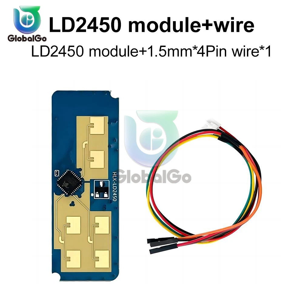 โมดูลเซ็นเซอร์ HLK-LD2450 Human Presence Motion Sensor โมดูลแบบไม่สัมผัสเครื่องตรวจจับการตรวจสอบ