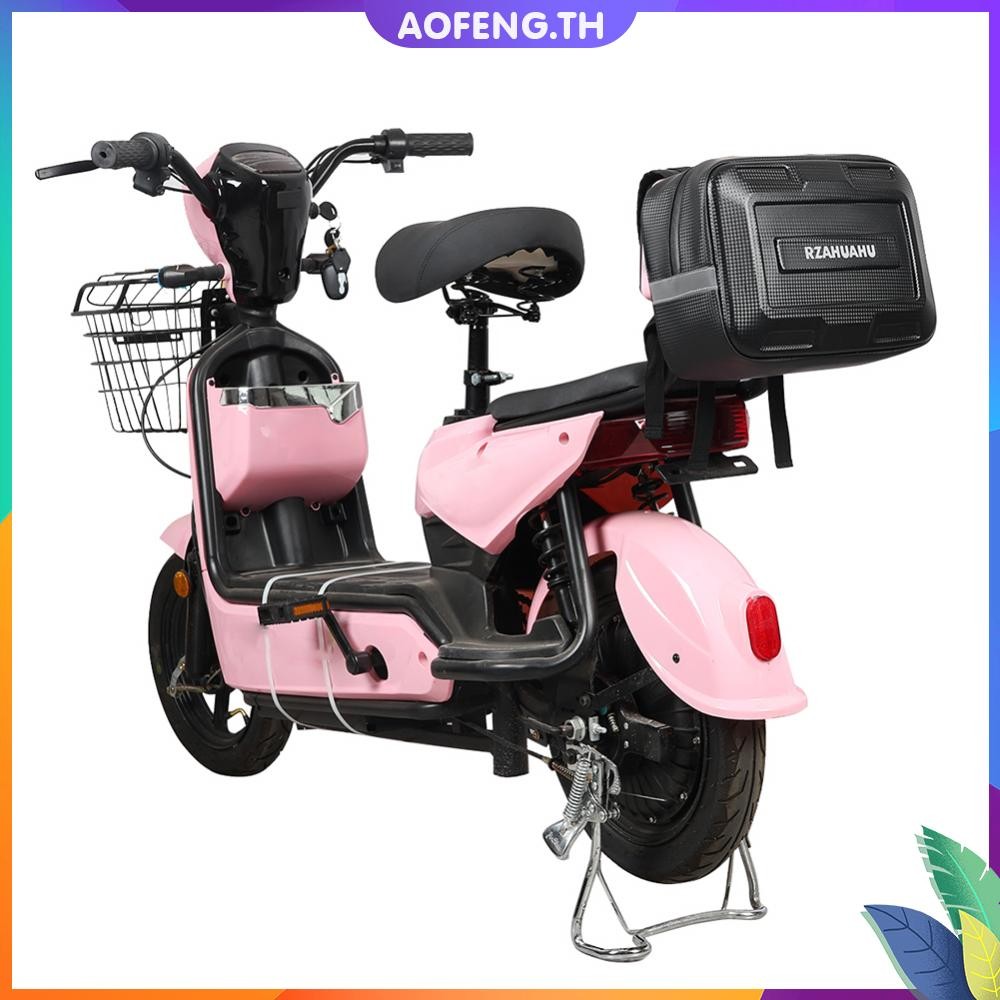 อาโอเฟิง✥คุณภาพสูง 7/9L รถจักรยานยนต์ด้านหน้ากระเป๋ากันน้ําไฟฟ้าจักรยาน Cargo Panniers สะท้อนแสงขนาด