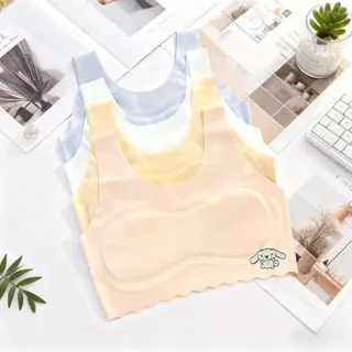 แบรนด์เสื้อชั้นในเด็กผู้หญิง แบบใหม่ เนื้อผ้านุ่ม สวมใส่สบาย เหมาะสำหรับนักเรียน ผ้าแห้งเร็ว ขนาด M XL ยืดหยุ่นดีเยี่ยม