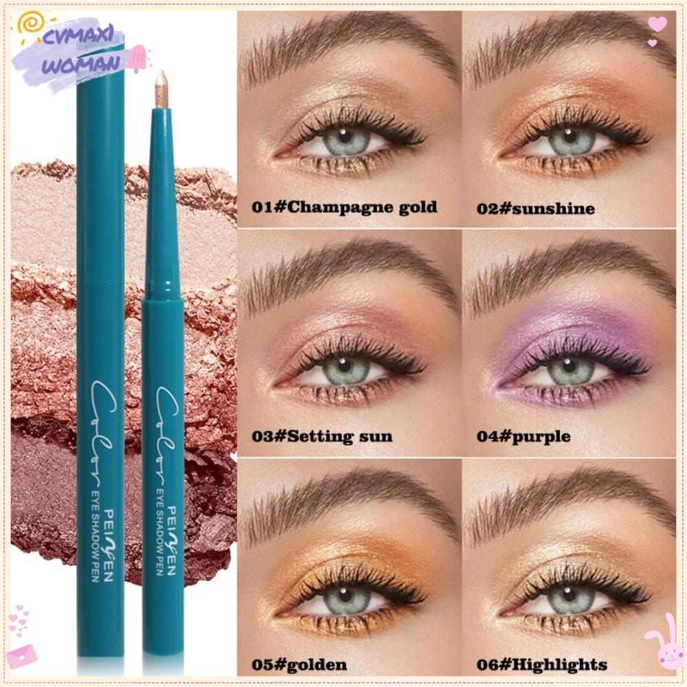 CYMX Pearlescent Eyeshadow Stick, Waterproof Pearlescent Eyeshadow Pencil, Long-Lasting Shimmer Mult
