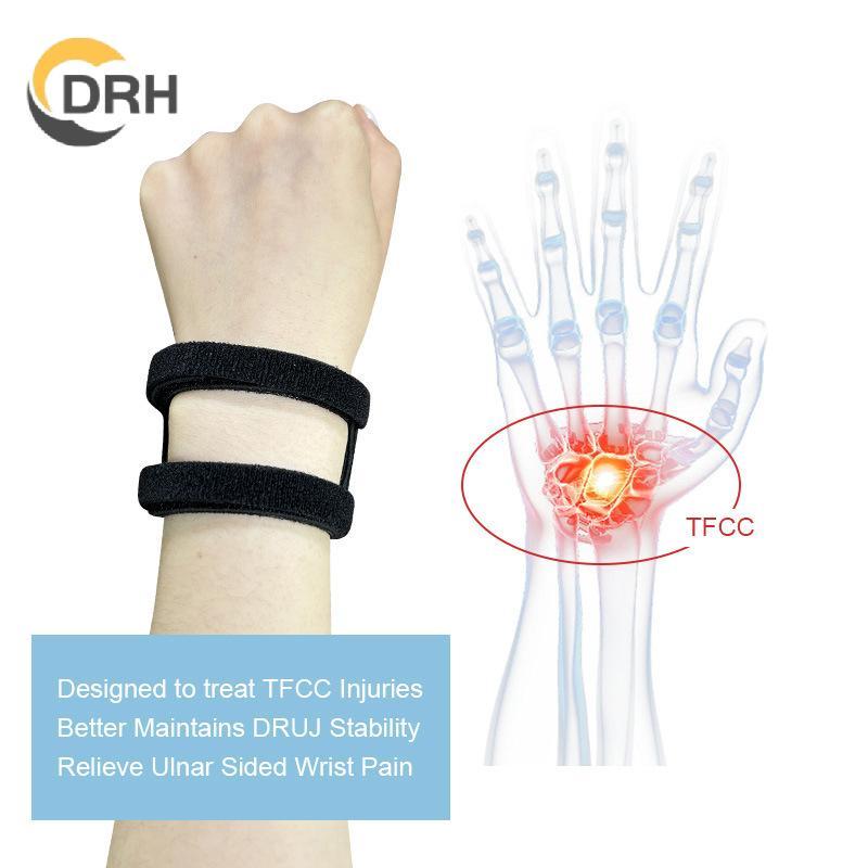 สายรัดข้อมือ Ulnar Fix Band ยืดหยุ่น ออกแบบเพื่อกีฬาโยคะ แบดมินตัน และบาสเกตบอล